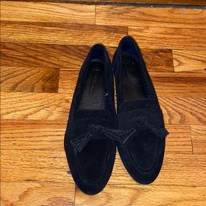 Suede Tassled Loafers